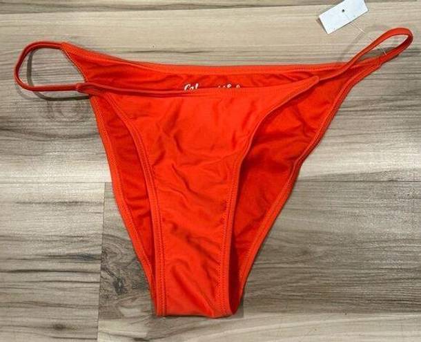 Cabana Del Sol NEW  Orange Bikini Bottoms Women’s Large