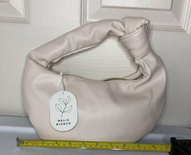 Melie Bianco  Alexandra Cream Vegan Top Handle Bag brand new with tags NWT