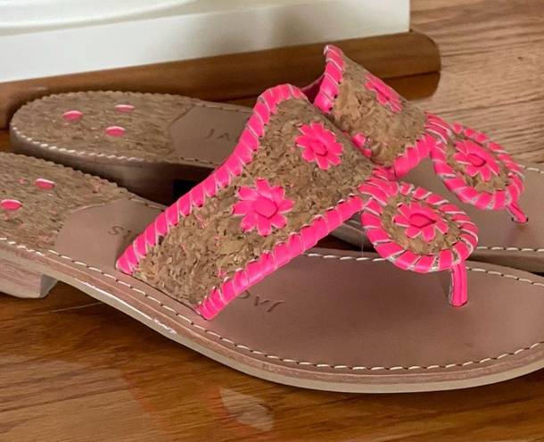 Jack Rogers Women’s Cork and Leather Flip Flops