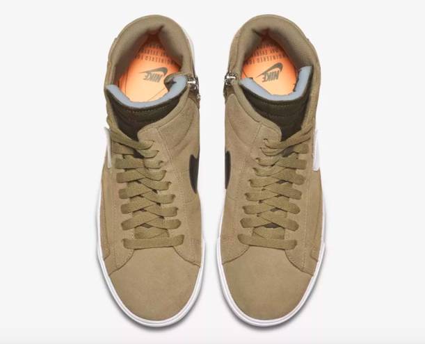 Nike Blazer Mid Rise Sneakers - Olive/Army Green