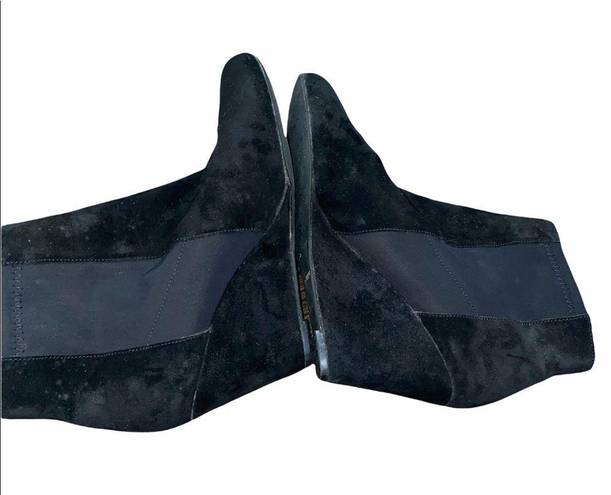 Via Spiga  black suede leather booties, 7M