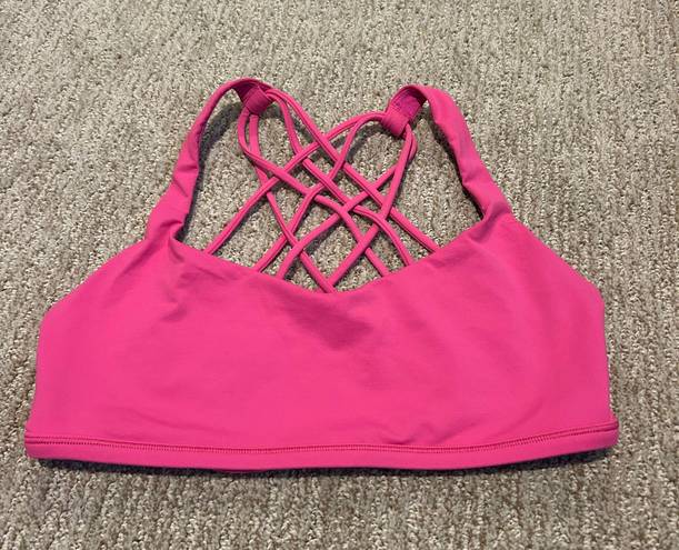 Lululemon Sonic Pink Free To Be Serene Bra