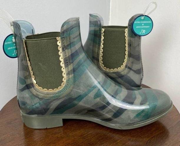 Jack Rogers NWT  Camo Sallie Print Rainboot Rain Boot Sz 8