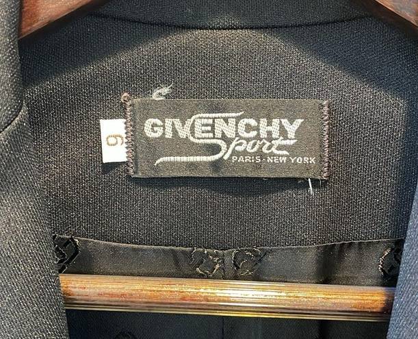 Givenchy  Sport Black Blazer Size 6