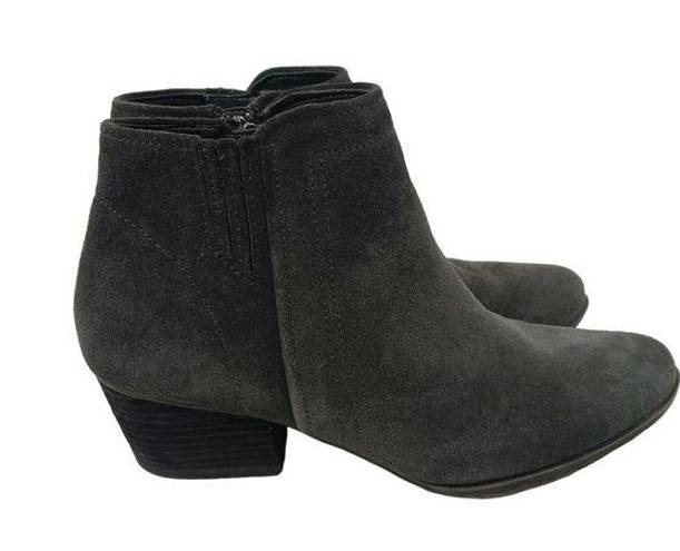 Blondo  Women's 8.5 Villa Ankle Boot Bootie Waterproof Gray Suede