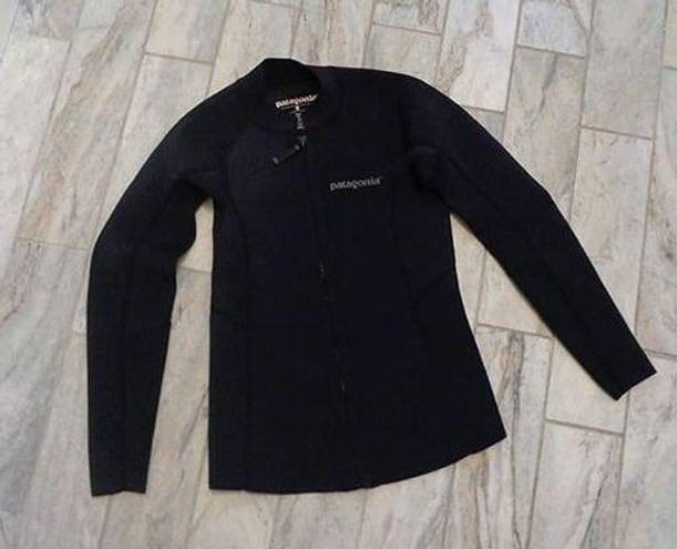 Patagonia NEW  women's size 8 R1 Lite Yulez Black Wetsuit Full Zip Top MSRP $210