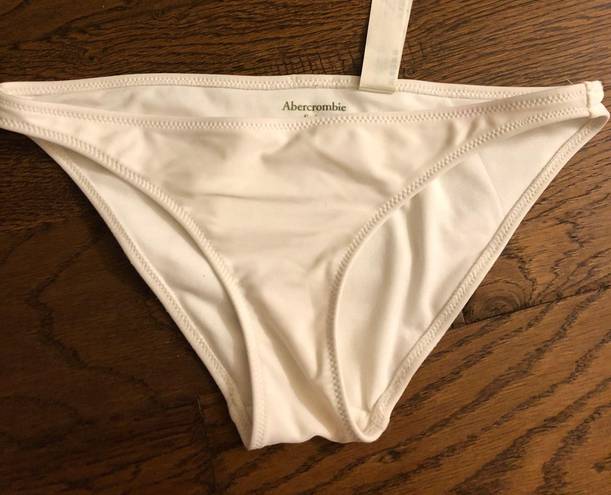 Abercrombie & Fitch White Bikini Bottoms