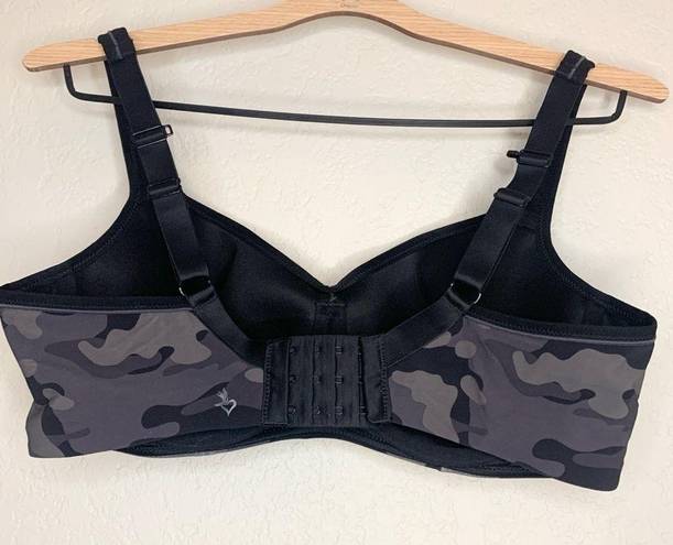 Torrid  Mid Impact Underwire Sports Bra Camo Print Size 38C