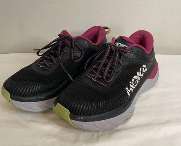 Hoka one one Clifton5 running shoes size 10 women Gray - $40