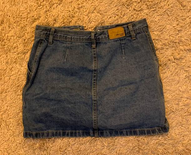 Jean Mini Skirt Blue