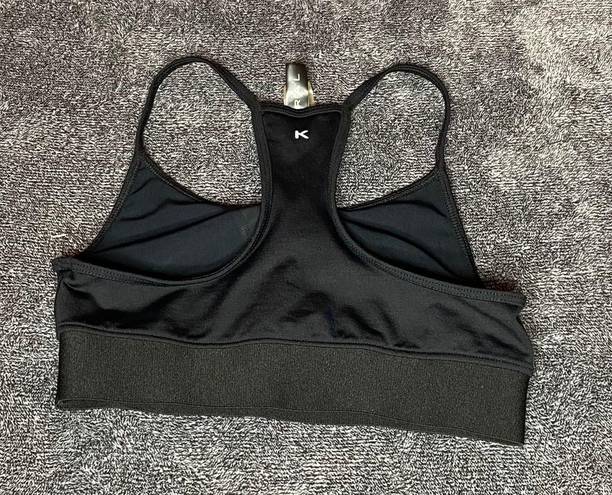 Koral black with beige triangle sports bra ( S )