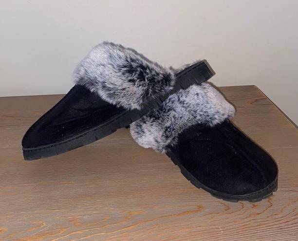 Woodstock Vintage Brand Slippers Black Size 9