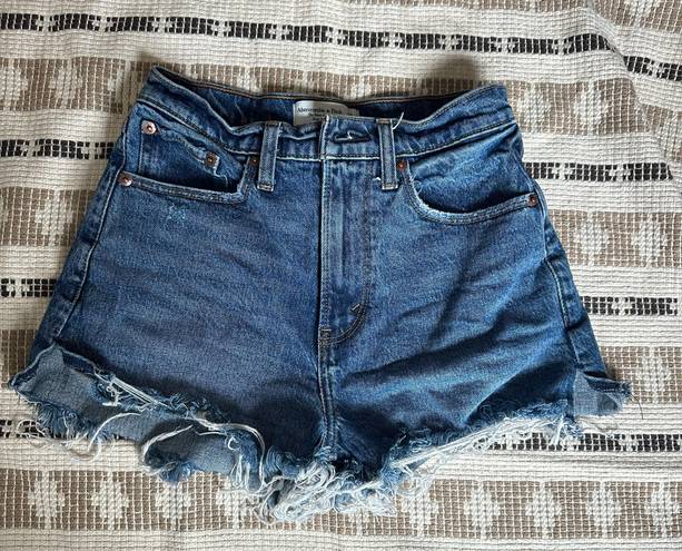 Abercrombie & Fitch Curve Love High Rise Mom Shorts