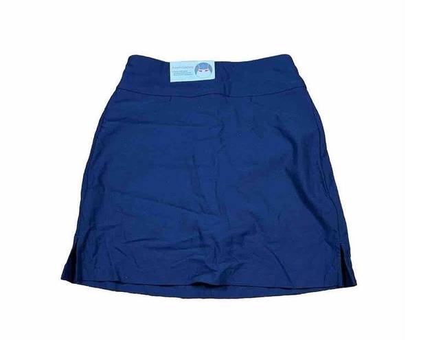 Lady Hagen Women's Perforated Golf Skort 16 Inch Navy Blue Sz. XS NWT