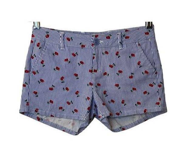 Bebop  Super Cute Striped Cherry Cherries Shorts Sz 0