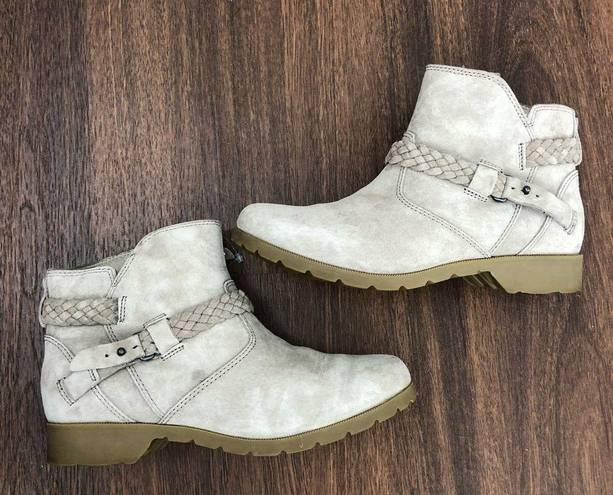 Teva NEW  Delavina Taupe Suede Ankle Boot Sz 6.5