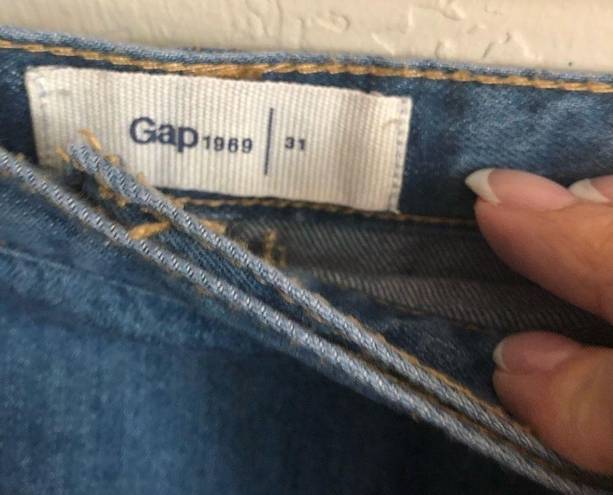 Gap 1969 Chambray Wrap Skirt