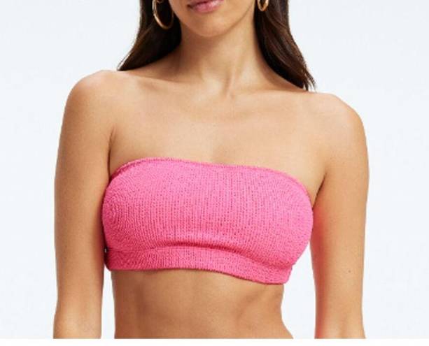 Good American  XL Better Band Bikini Top Strapless Bandeau Swimwear Purple NWT