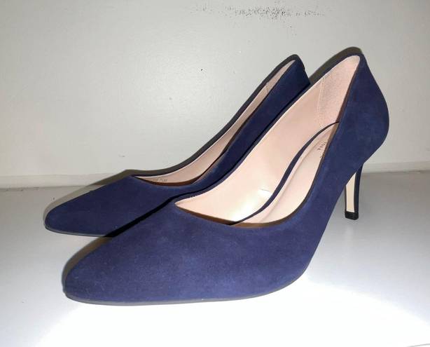 Kate Spade Blue Velvet Heels