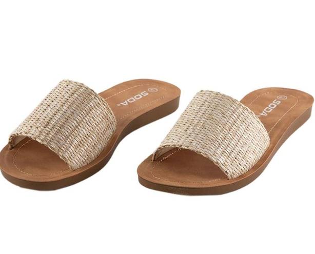 Soda Shoes Rattan Sandals