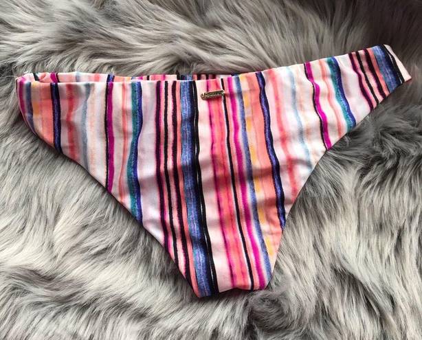 Raisin's NWT  Mai Tai Stripe Colorful Swim Bottom L