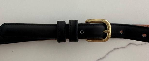 Coach Vintage  Harness Belt Style 2800 in Black and Brass Size Medium