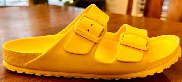 Birkenstock Fair/good used  Yellow Eva Arizona Sandals Euro 39 US Women 8