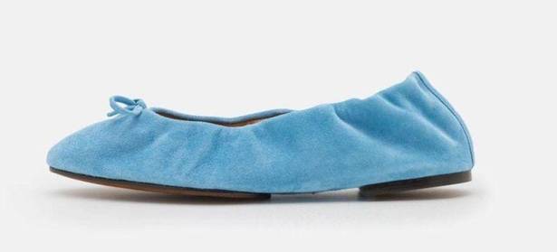 Polo  Ralph Lauren suede pony ballet bow flats