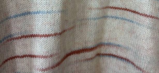 a.n.a Women’s New  ivory watercolor stripe oversized soft knit sweater size 3x
