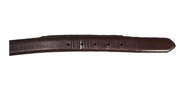 Coach Men's  Leather Belt - Brass Buckle - Size 38 - Premium Designer Accessory