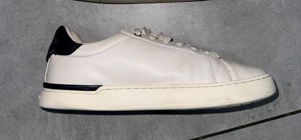 Coach G4950 Clip Low Top Sneaker Chalk/Navy Shoes