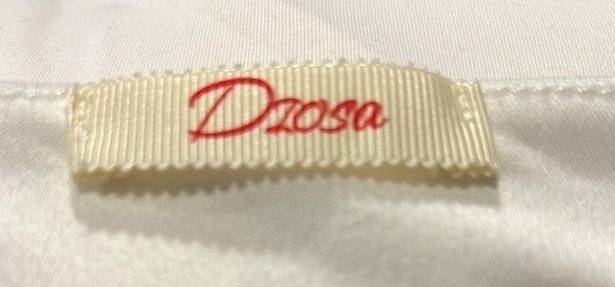 Diosa  White One Shoulder Cropped Shirt Size XS