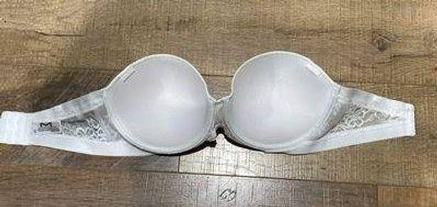 Maidenform Strapless White Bra 