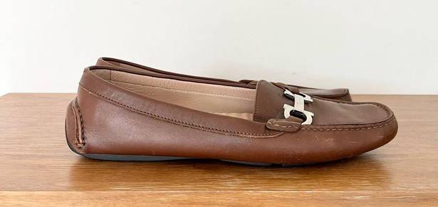 Salvatore Ferragamo  brown leather women driving loafers 9