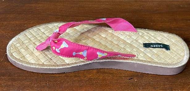 J.Crew  Women’s Margarita pink flip flops size 7