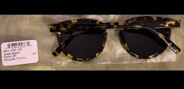 Warby Parker  Hayes Unisex Sunglasses Low Bridge Fit - Mesquite Tortoise