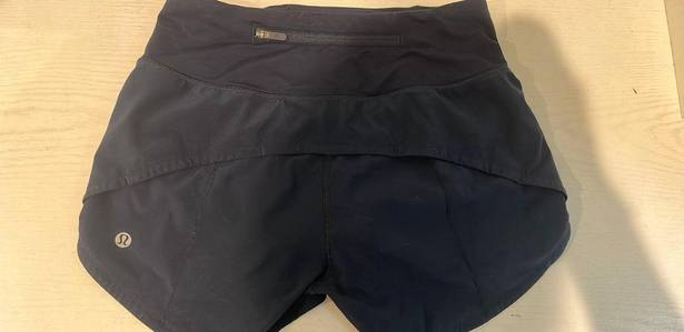 Lululemon navy speed ups size 0