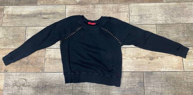 n:philanthropy Studded And Distressed Jumper/sweatshirt