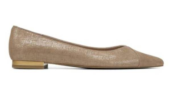 Donald Pliner NEW  Palma Skimmer Flat Pump‎ Shoes Bronze Womens Size 6 NEW