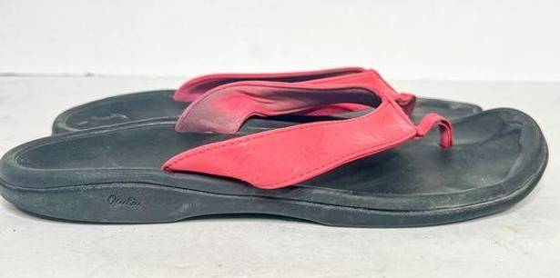 Olukai  Ohana Pink Flip Flop Sandals Size 10 Women’s