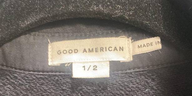 Good American 
Fleece Shirt Jacket size 1/2 (b33.5)