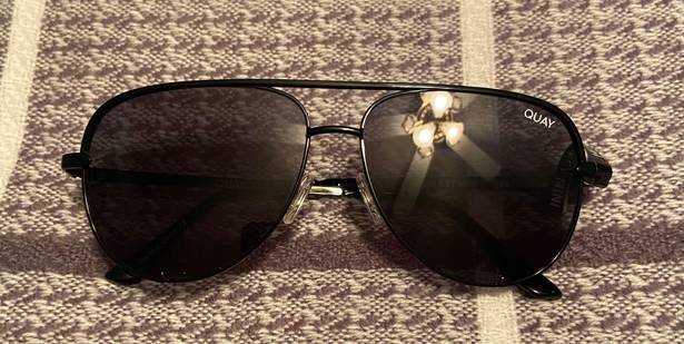 Quay High Key Mini Aviator Sunglasses