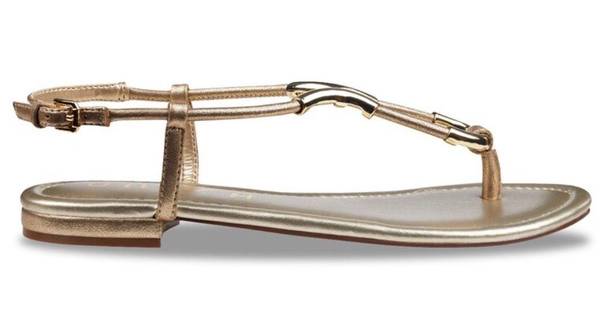 Unisa Gold Metallic Sandals