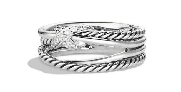 David Yurman X Cross Ring