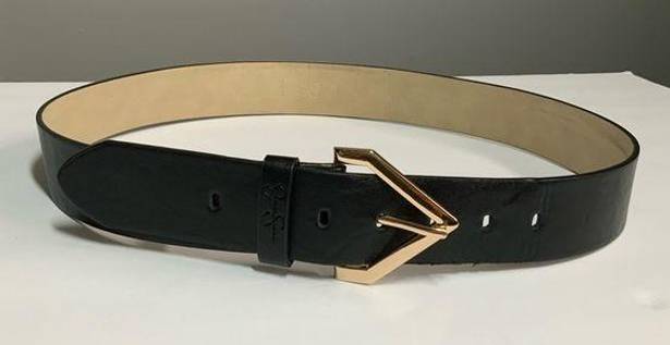 Jessica Simpson Gold Black Belt Size Large