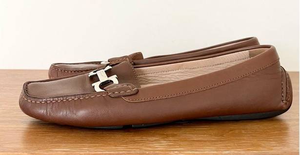 Salvatore Ferragamo  brown leather women driving loafers 9