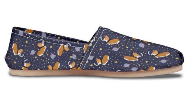 l*space Groove Bags  Corgi Slip-Ons Ballet Flats Loafers Dog Dogs Puppy Pups Tom's