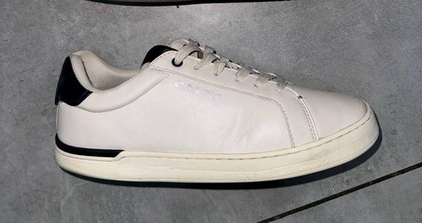Coach G4950 Clip Low Top Sneaker Chalk/Navy Shoes