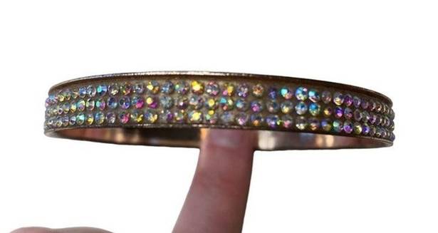 The Row Rhinestone triple bangle bracelet