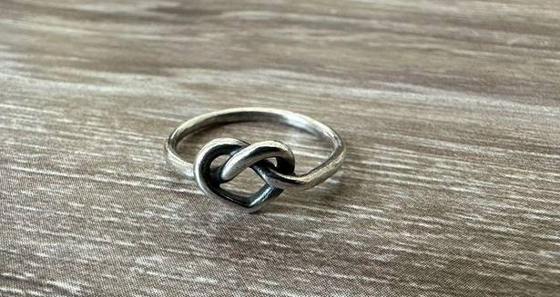 James Avery  Delicate Heart Knot Ring